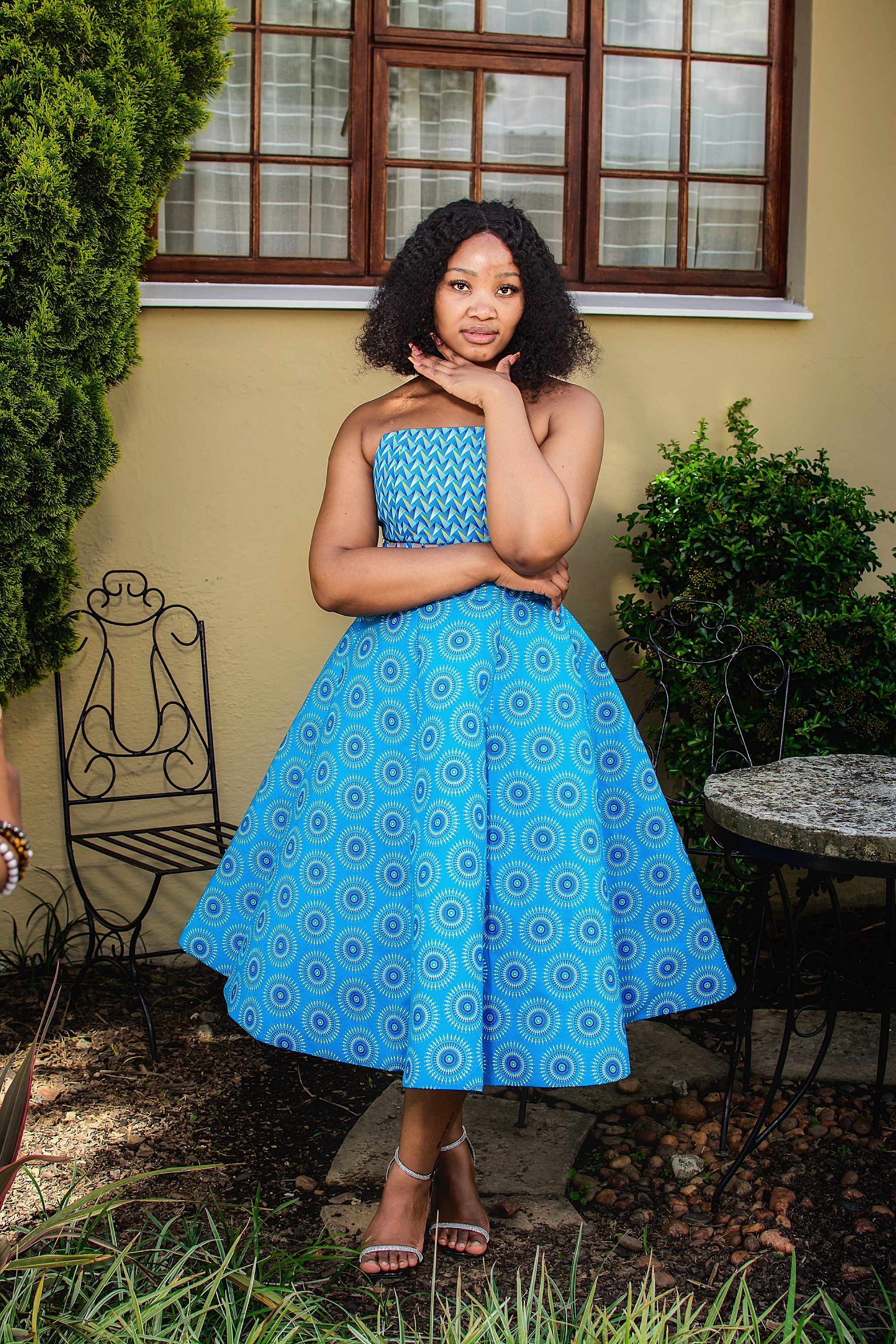 African print dress collection